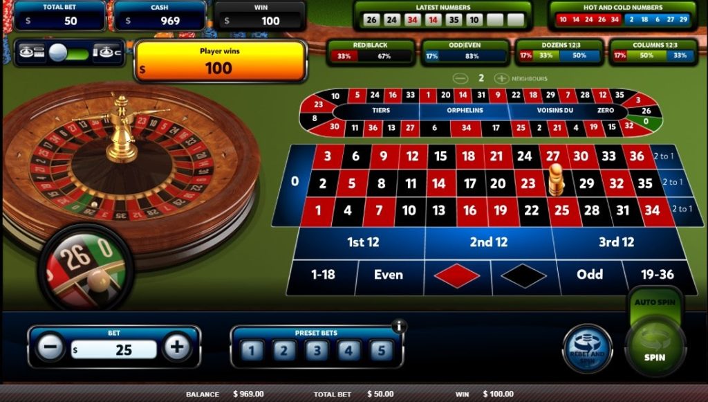 Glory Casino AZ rulet